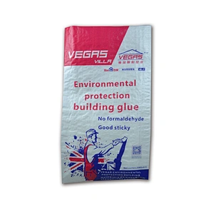 pp woven wall putty cement packing bag for industrial and building use