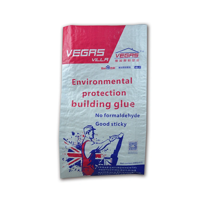 pp woven wall putty cement packing bag for industrial and building use