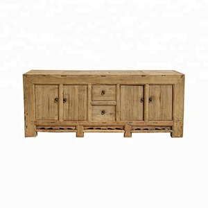 oriental chinese antique rustic old elm distressed buffet furniture