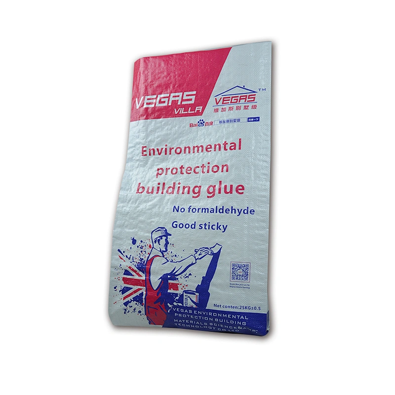 pp woven wall putty cement packing bag for industrial and building use