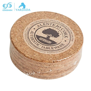 OEM custom logo coffee wood plate coaster for restaurant