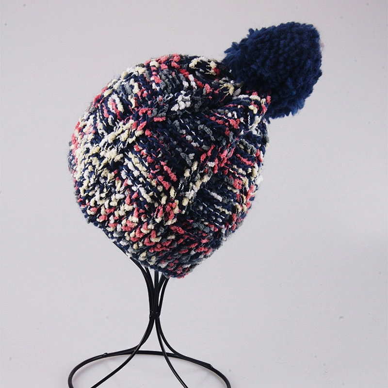 Winter Hat Knitted Beanies Wholesale Knit bling beanie hat camping hiking hat