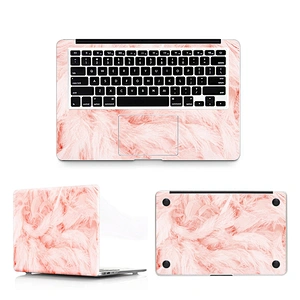 High quality custom laptop palm rest sticker PVC skins for macbook pro 13.3 pro 11 air 13.3,Feather