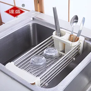 Wholesale small stainless steel compact dreyer dish drying rack in sink