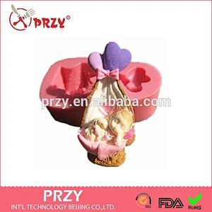 Baby basket of silicone mold/cake decoration mould