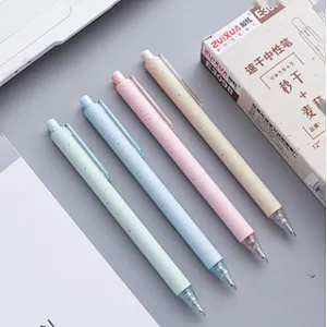 Personalized Cheap Retractable Creative Wheat Straw Pens Promotional Ballpoint Pen With Custom Logo