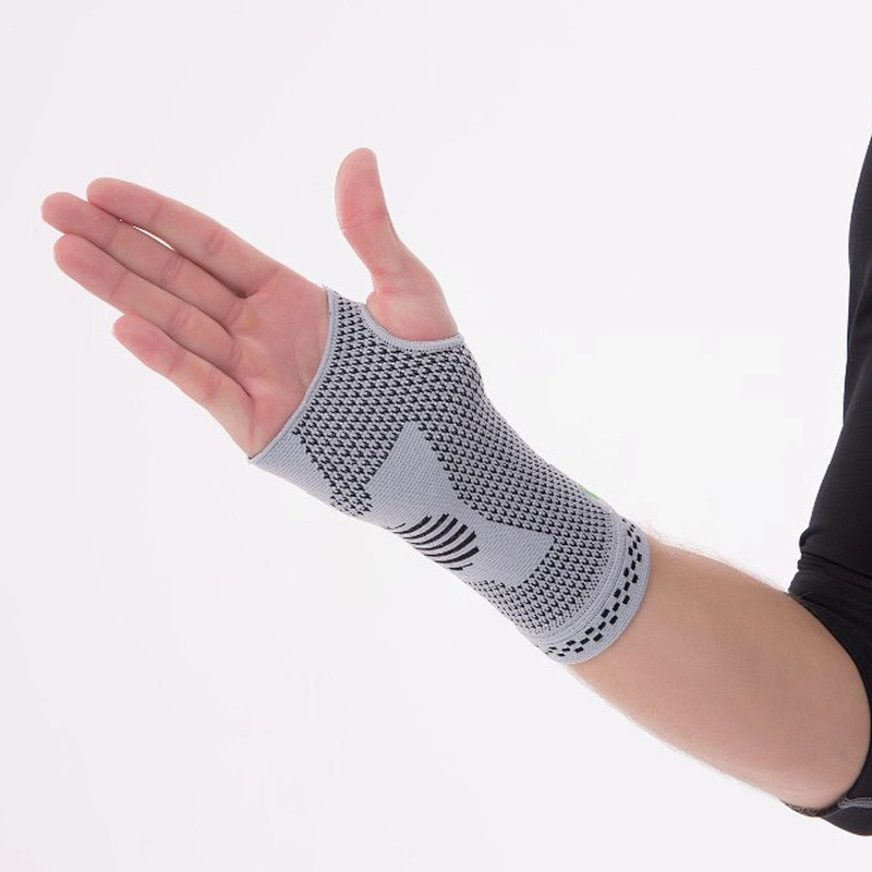 Elastic Brace Bamboo Fiber Support Wrist Gloves Hand Knitted Palm Protector