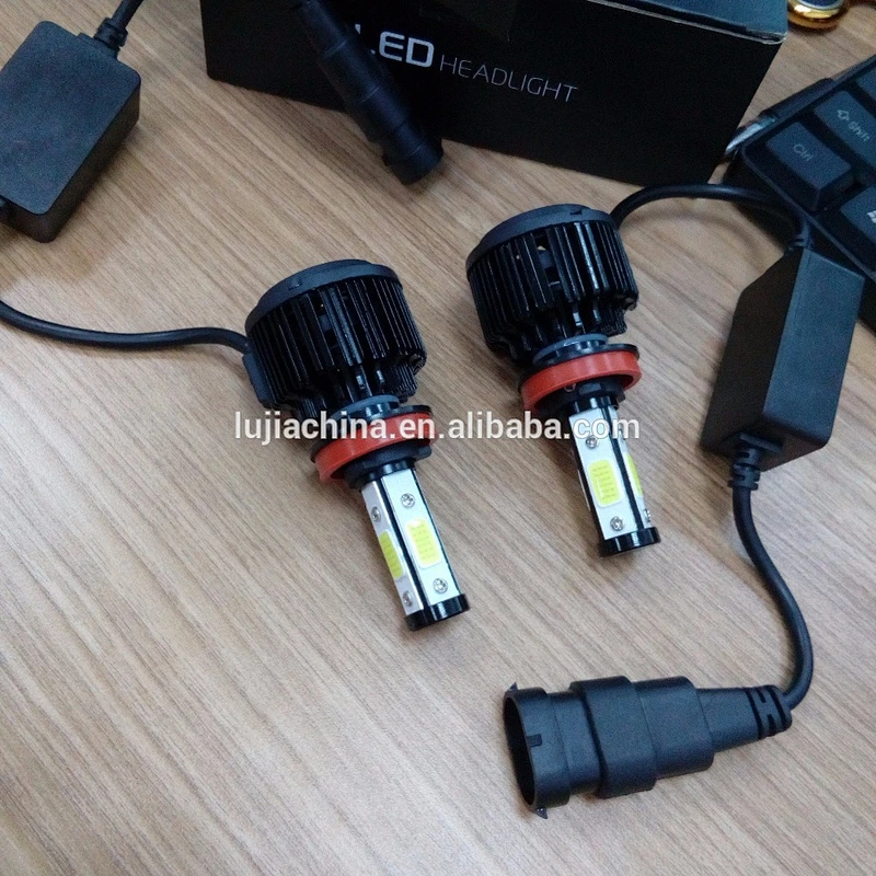 new arrival auto parts X6 72W 8000LM H11 mini projector led car headlight prefer than S2 R3 R4 T5 C6 P7 G8 conversation kits