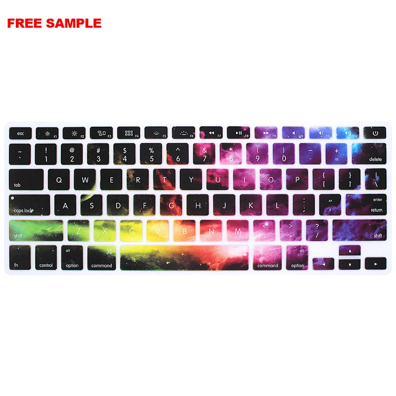 Free Sample Ultra-thin High Quality Silicone Keyboard Covers Skin Dust Protector Cover for Apple for MacBook Pro