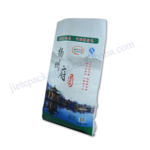 Basmati rice in packaging bag pp woven plastic sack for wheat,feed,flour