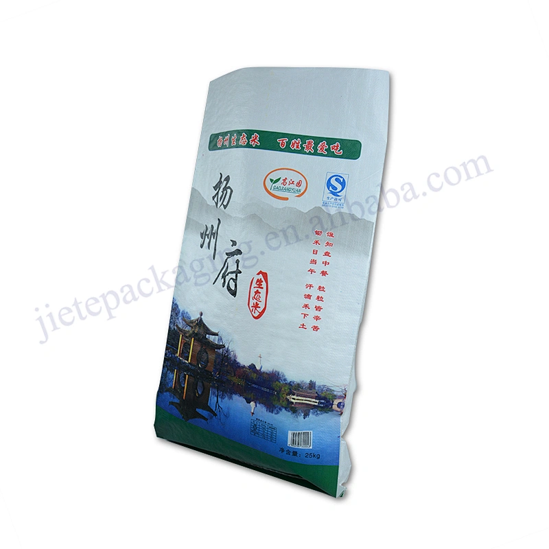 Basmati rice in packaging bag pp woven plastic sack for wheat,feed,flour