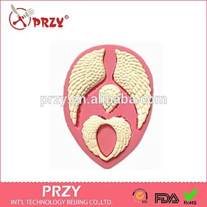 angel wings silicone cake mold foadant cake decoration molds