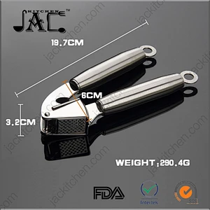 Heavy Duty Stainless Steel Garlic Masher and Squeezer