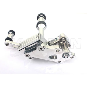 Aftermarket Motorcycle Polished Forward Controls Peg for HARLEY DAVIDSON SOFTAIL 2000 UP