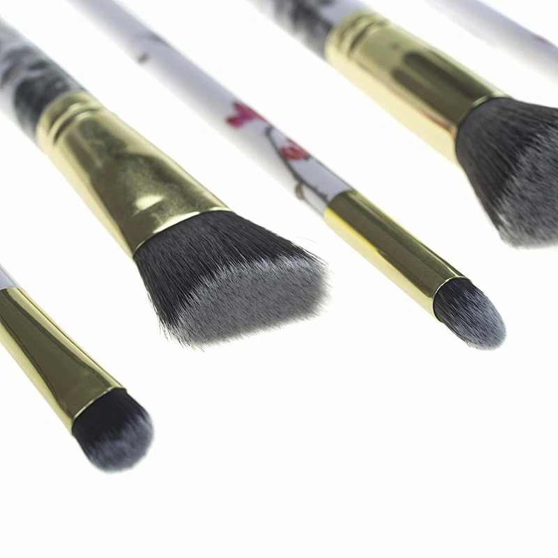 2018 New 8pcs Chinese-wind make up brushes MARBLE makeup brush set professional printing ink painting brush suit
