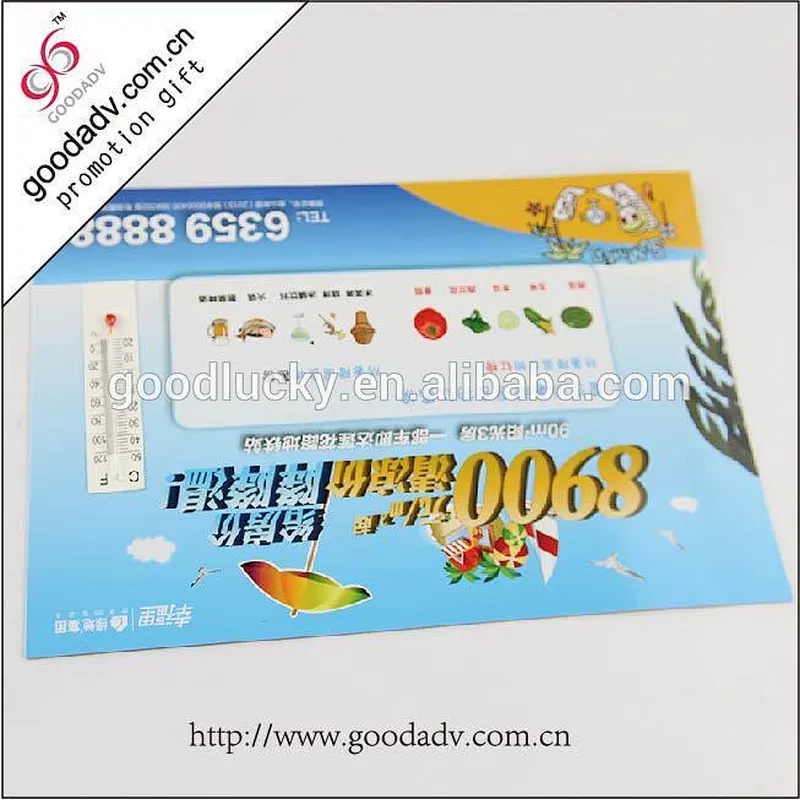 Wholesale promotional magnet fridge freezer thermometer