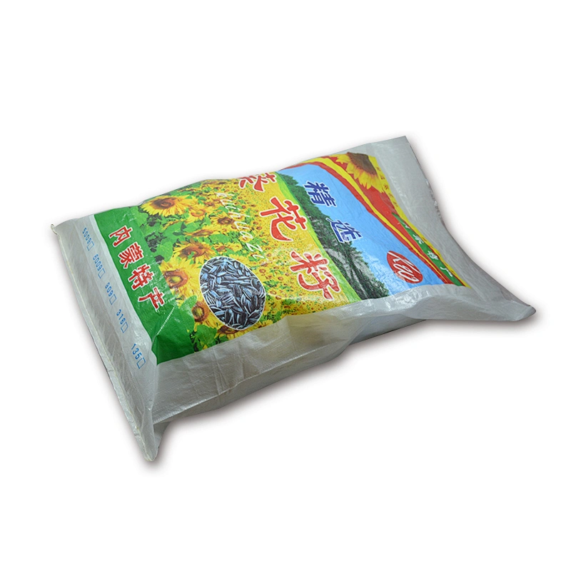 Design printing plastic sunflower seeds bag pp woven packaging coffee bean,nuts sack