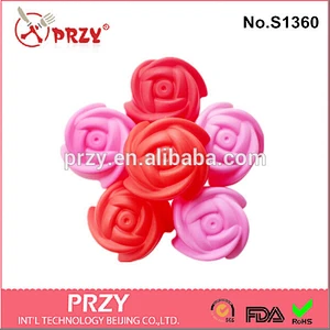 S1360 PRZY Cheap silicone rose soap mold