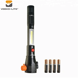 230 Lumens Multifunction Magnetic Work Lights with Emergency Hammer, Screw Driver Set and Belt, Aluminium Flashlight COB Light