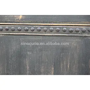 china wholesale antique furniture distressed black shoe rack cabinet