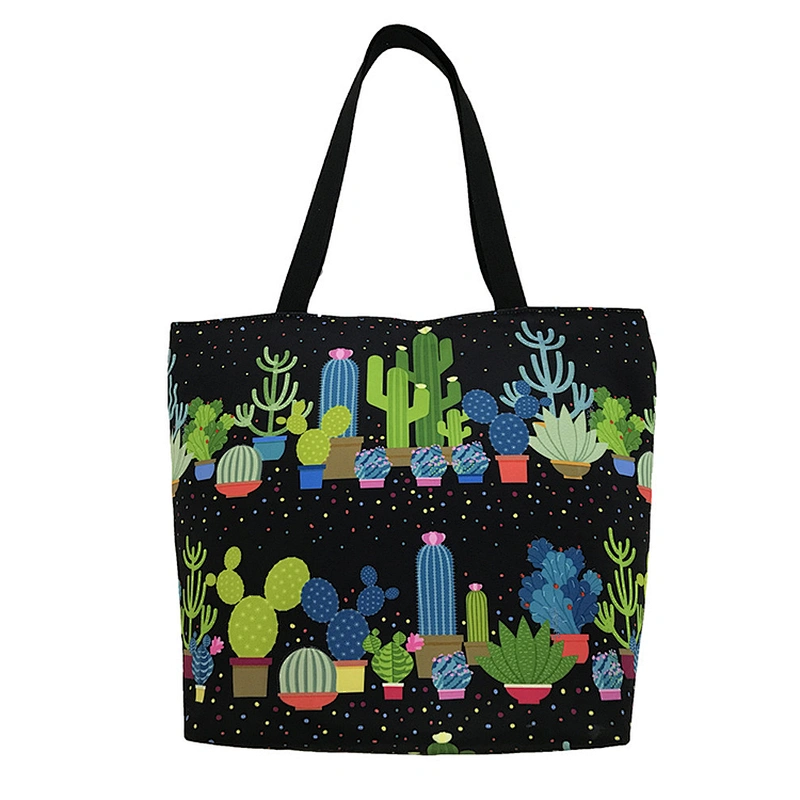 Promotional Heavy Duty Canvas Shopping Tote Bags Custom Print