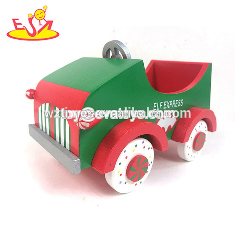 Wholesale best selling assemble wooden children car toy for fun W04A349