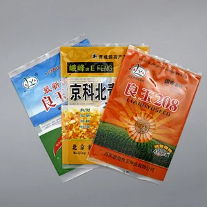 Custom PE color printing package for corn seed packaging
