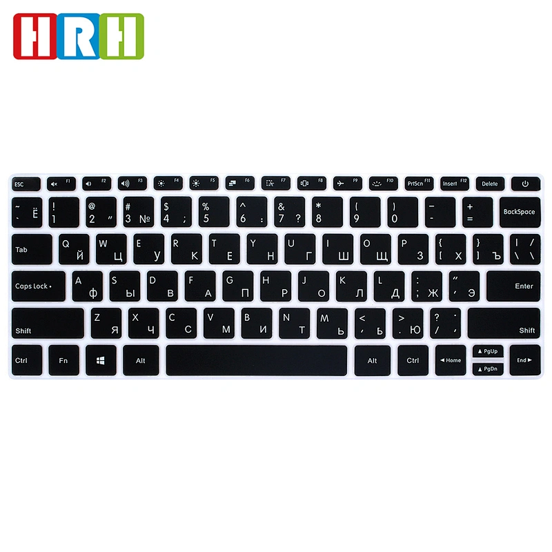 Russian silicone keyboard skin keyboard cover sticker skin for xiaomi laptop 12 inch US version