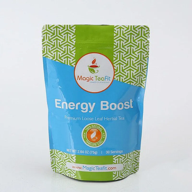 Green PE bag for snack packaging wholesale