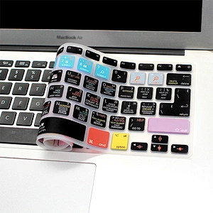 hot sale 2018 Logic Pro X Functional Silicone Keyboard Russian Skin laptop skin covers For Macbook Pro 13 Retina for mac pro 15