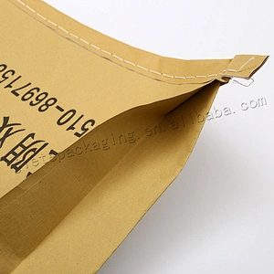 Proper price customized pp woven and paper compound bags for building and frozen meat packaging