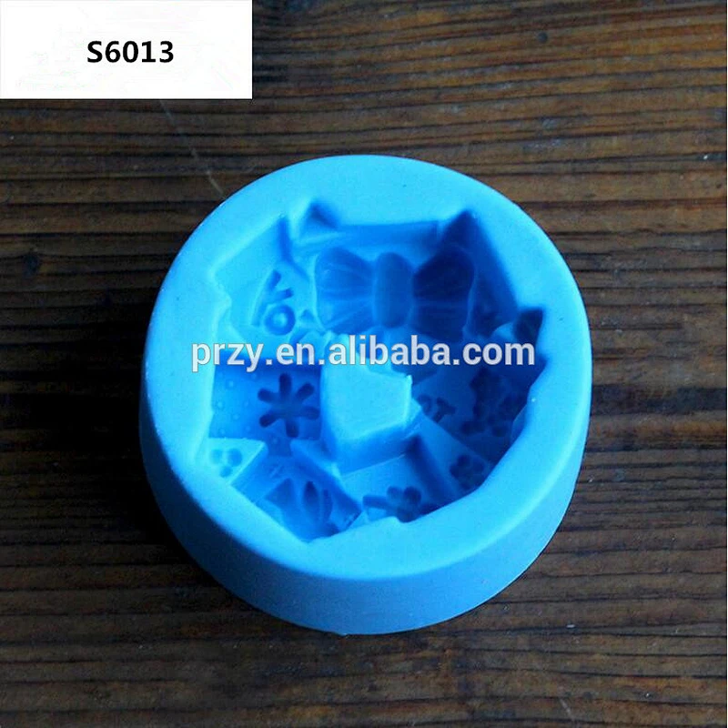 S6013 Christmas series decorative silicone soap mold