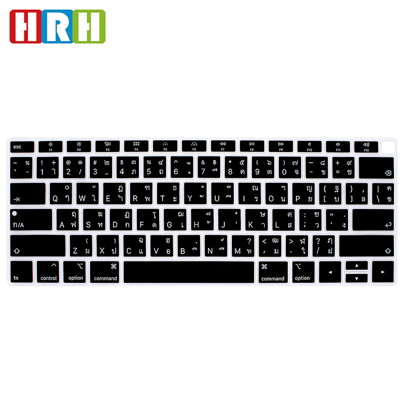 US Version Silicone Languages Keyboard Covercustom keyboard skin For Macbook Thai For Macbook Air 13