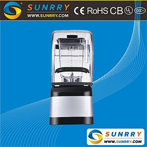 Multifunctional heavy duty large capacity commercial blender with sound cover and stainless steel blade