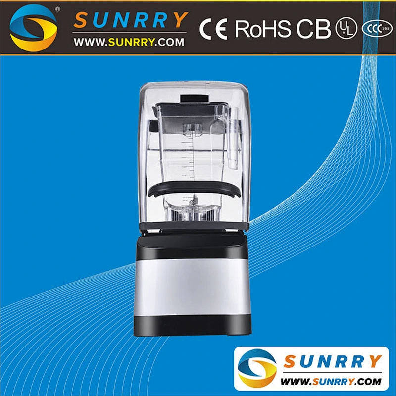 Multifunctional heavy duty large capacity commercial blender with sound cover and stainless steel blade
