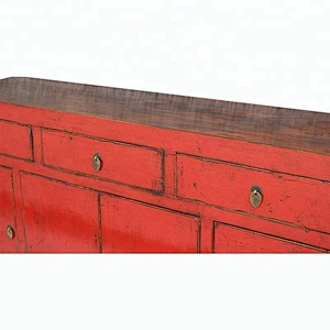 oriental chinese antique reclaimed lacquered wooden furniture