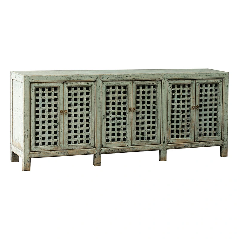 chinese antique recycled wood lobby distressed sideboard furniture