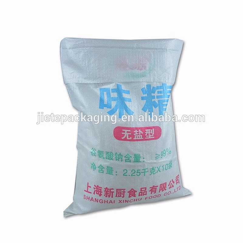 Customized polypropylene pp woven sugar,salt packaging bag 50kg