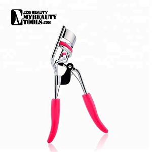Stainless steel heated salon eyelash curler