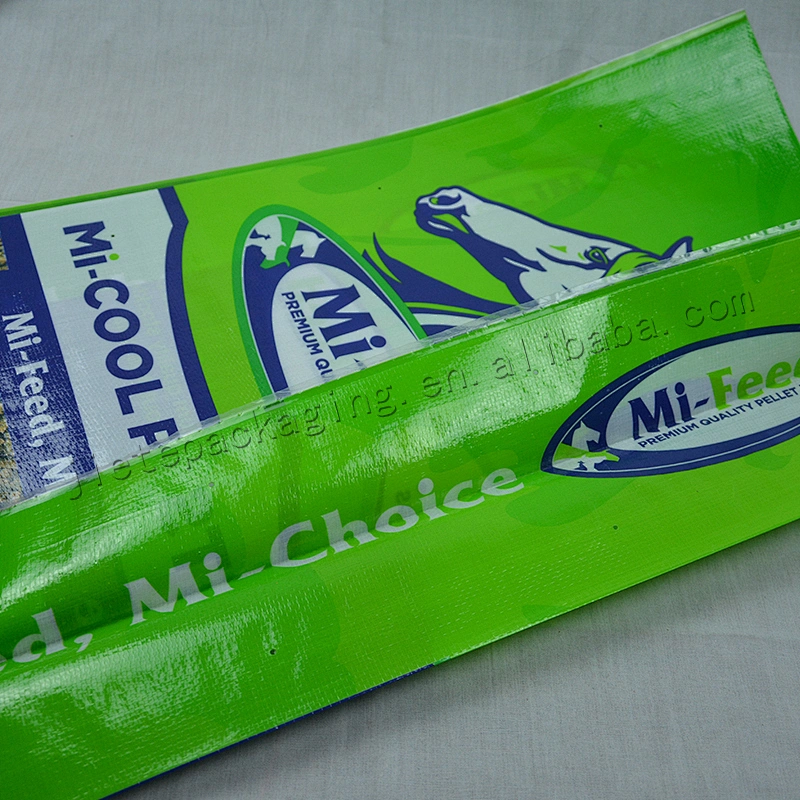 Professional manufacture plastic pp woven horse feed bag 20kg