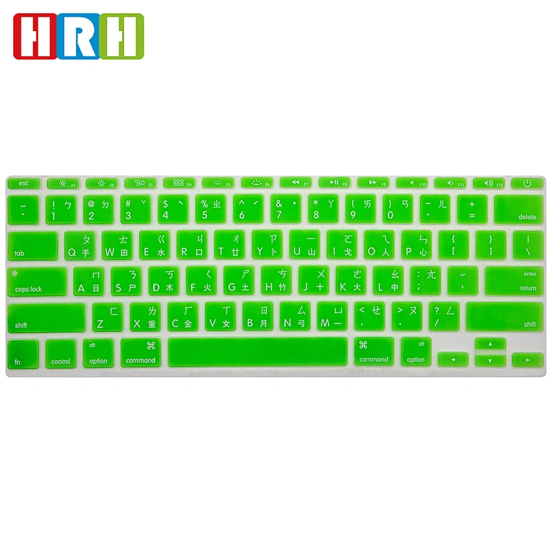 ODM Taiwanese Silicone Laptop Keyboard Skins custom keyboard skin for Macbook Air 11 Keyboard Protector English Version