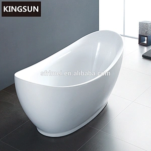 Supplier Stand Freestanding Egg Shape Bath Tub For Europe Market