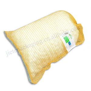 Export orange Raschel mesh bag for packing garlic onions potatoes carrots