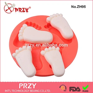 Little feet cake decoration mold
