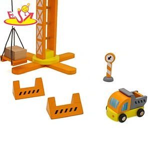 Top fashion educational wooden toy crane for children W04B072