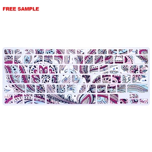 Free Sample amazon hot sales Waterproof Custom Made DIY Silicone Keyboard Skin Keyboard Cover For Macbook Pro