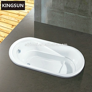 Guangzhou drop-in enamel steel oval french bathtubs