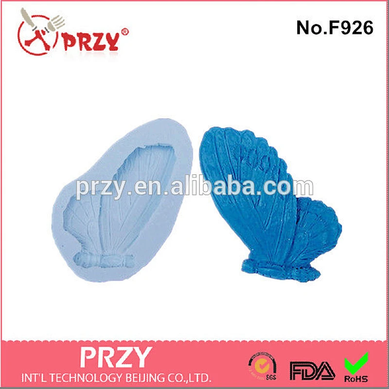 Model F926 Beautiful Butterfly Silicone Fondant cake decorating mold