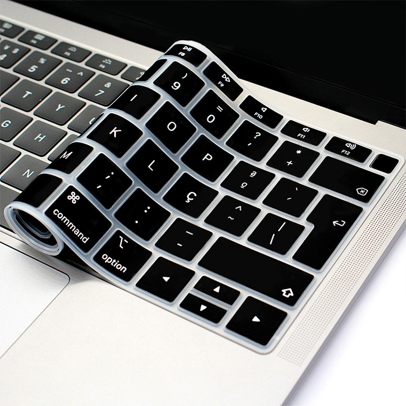EU Version Waterproof Silicone Laptop With portuguese Keyboard Protective Film Keyboard Cover laptop skin for macbook air pro 13