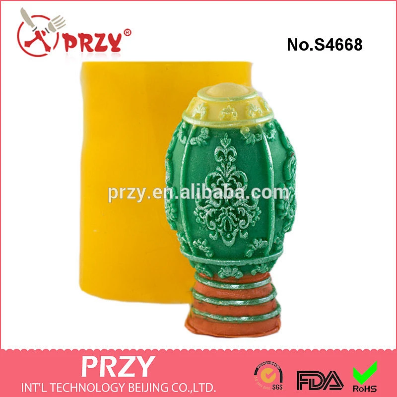 Patterned Egg silicone soap mold 3d silicone mold for soap making food grade molds